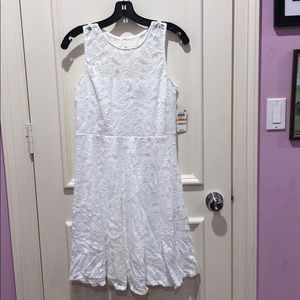 Thalia Sodi White Lace Dress NWT